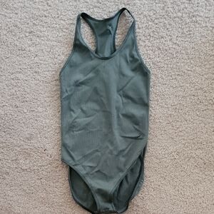 Green Racerback Bodysuit